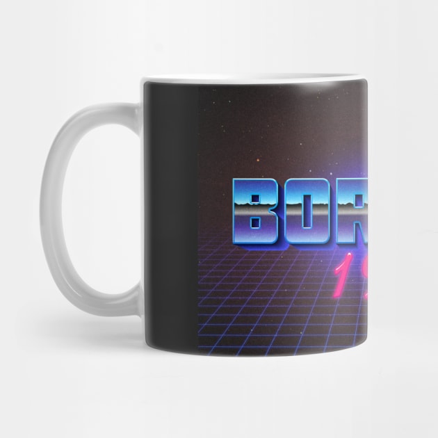 Born In 1980 ∆∆∆ Retro Outrun Birthday Design by DankFutura